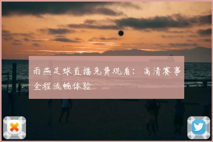 雨燕足球直播免费观看:高清赛事全程流畅体验